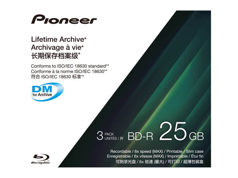 IPS-BD11W系列 長期保存檔案級 BD-R 25 GB